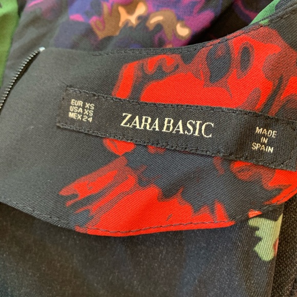 Floral Zara dress with shoulder pads - Picture 3 of 3